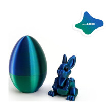 2026Nuove decorazioni pasquali: Coniglietto e uovo stampati in 3D (6 cm), dettagli in resina, regali per bambini e decorazioni per feste —