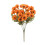 Sunset Orange Artificial Mums – Αντιανεμικό Εξωτερικό Faux 1