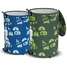 30 Gallon Collapsible Trash Can for Camping and RV