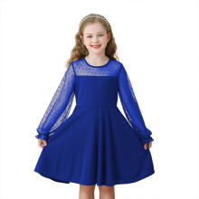 Tienerkerstjurken voor meisjes, jurk met ronde hals en lange mouwen, winterjurk, babykerstoutfit, feestjurken voor meisjes van 12-13 jaar.