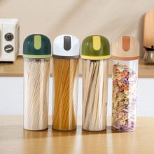 Bocal de rangement pour pâtes - Conception transparente et hermétique, organisateur de cuisine haut pour spaghettis, farine, céréales, grains de