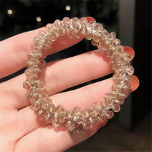Modieuze haarbanden met kristallen en parels, handgemaakte elastische haarbanden met kralen voor dames en meisjes, haarelastiekjes, haaraccessoires,