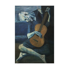 Pablo Picasson vanha kitaristi, juliste, juliste, taidejuliste