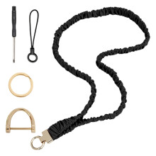 Lanière élastique Scrunchie pour femme – Lanière de cou extensible, 1