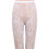Meia-calça feminina floral até o tornozelo com renda e strass. 7
