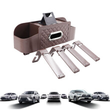 Auto-achterbank organizer bruin 4-in-1 extra groot