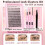 Wispy Lash Clusters D Curl 192 stk med limforseglingspinsett 5