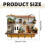 Ξύλινος γάντζος διακόσμησης Sunflower Cottage με 4 μεταλλικούς γάντζους 2