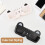 Porte-lunettes mural en forme de chat noir 6