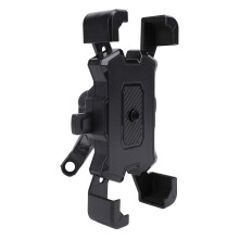 Motorrad-Handyhalterung 360 drehbar ABS Schwarz