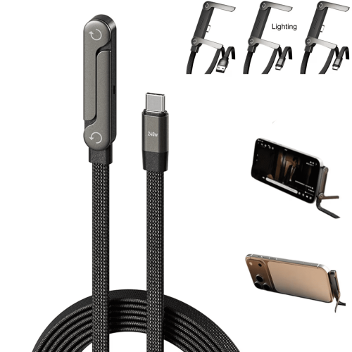 Usynlig ladekabelholder 240W 5ft Type-C