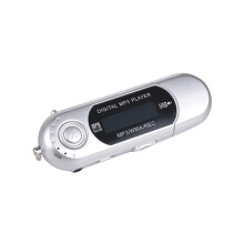 Portable Digital Audio Player with 4GB storage, HD display, rechargeable battery & USB connectivity