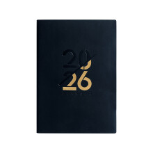 Viikkokalenteri 2026–2027 (heinäkuu 2025–joulukuu 2026), 14,7 cm x 21,9 cm, 18 kuukauden akateeminen kalenteri, PU-nahkaiset kovakantiset,