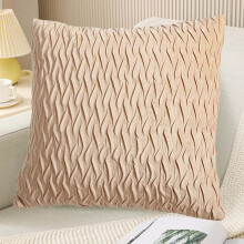 Housse de coussin en velours matelassée, housse de coussin décorative pour canapé et lit, coussin décoratif pour la maison, soutien du dos, des