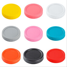9PC 86mm Wide Mouth Jar Lids - Leak-Proof,,Plastic Storage Caps for Canning Jars,Leak-Proof and Anti-Scratch Resistant Surface