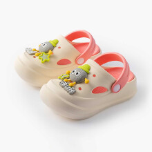 Toddler Slippers, Waterproof Kids Garden Clogs, Quick-Dry Outdoor Shoes for Boys & Girls, Closed-Toe Sandals for Beach/Pool – Z01 Pink, Size 12-13