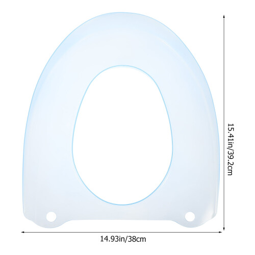 Copriwater per uso domestico, impermeabile, in PVC, sfoderabile e lavabile, 1 pezzo 1