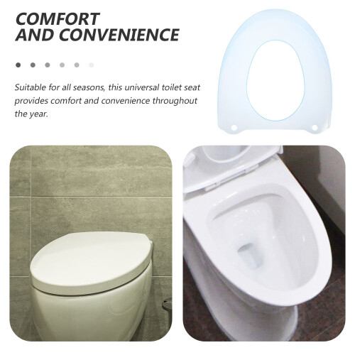 Copriwater per uso domestico, impermeabile, in PVC, sfoderabile e lavabile, 1 pezzo 2