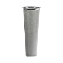 Filtre à café conique en acier inoxydable 21 cm