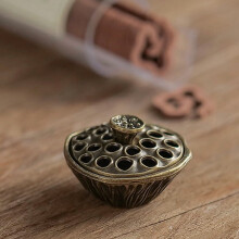 Dekorativer Räuchergefäß und Aromadiffusor, rauchfreier Keramik-Rückflussbehälter für Wohndekoration, Meditation und Raumbeduftung