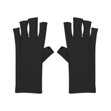 Handsker til gelneglelampe Solhandsker Fingerløse handsker til beskyttelse af hænder mod neglelys