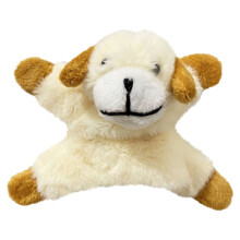 Aimant de réfrigérateur en forme de chiot en peluche, doux et duveteux, décoration animale
