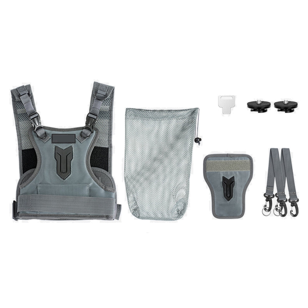 Two Camera Carrying Chest Harness Vests Systems With Secure Straps For 2 Cameras Hiking And Sightseeing 9425574076601