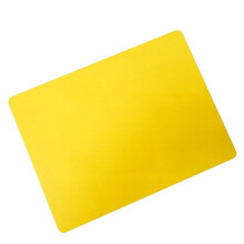 Vattentät silikon bordsunderlägg, värmeisolerande matta, halkfritt bordsskydd, för elevskrivbord, måltider, matbord, gul, 1 st.