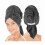 Πετσέτα μαλλιών μικροϊνών Turban 40x28in Γκρι 2 τεμάχια 1