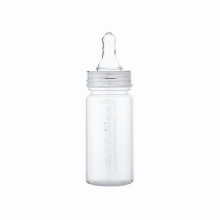 Mamadeiras descartáveis para bebês, tubo reto de 100ml (10 unidades)