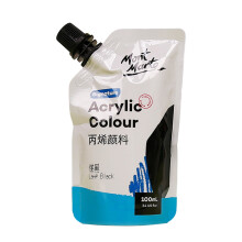 Non Fading, Non Toxic, Single Color Paint for Painters Acrylic Paint, 11 Colors (100ml Pouches), In Bags Rich Pigment