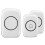Wireless Doorbell Kit White Waterproof 1000 ft Range 1
