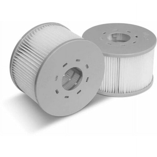 6-pack MSPA uppblåsbara bubbelbadfilter Ø10,6 cm x 6,7 cm 1