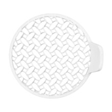 Plastic Rice Washing Sieve Strainer with Handle, Fine Mesh Kitchen Colander for Draining, Rinsing and Washing Grains, Vegetables, Fruits