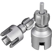 2PCS Pipe Threading Tool Kit for 1/2'' & 3/4'' – Compatible with Electric Drill, PVC & Plastic Pipes