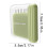 Magnetic Sewing Needle Case Green 2-Pack with 10 Embroidery 8