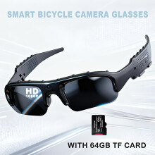 1080HD smartkamerabriller med 64 GB lagringsplass