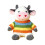Pelúcia de vaca de 23 cm (9 polegadas) multicolorida 1