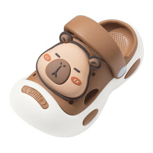 Toddler Slippers for Girls, Brown, Size 4.5–5 Years – Comfortable, Durable, Year-Round Footwear