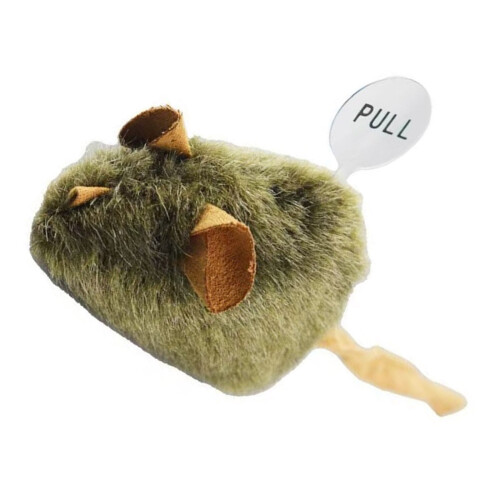 Bréagán Cat Luiche Screadach Plush le Fuaim Chirp Réalaíoch