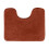 Tapete de banheiro Walensee em formato de U, marrom, 50,8 x 39,9 cm (20 x 15,7 polegadas). 1