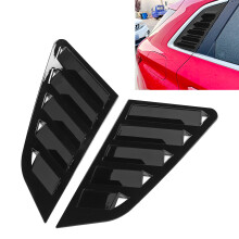 Rear Window Louver Cover for A3 S3 8Y Hatchback Bright Black ABS Left/Right