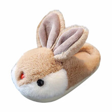 Peuterslippers, Kinderslippers met cartoonkonijntje, comfortabele warme winterslippers voor binnen voor meisjes en jongens, Kinderslippers,