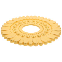 Golden Round Ceiling Medallion 18.1 cm