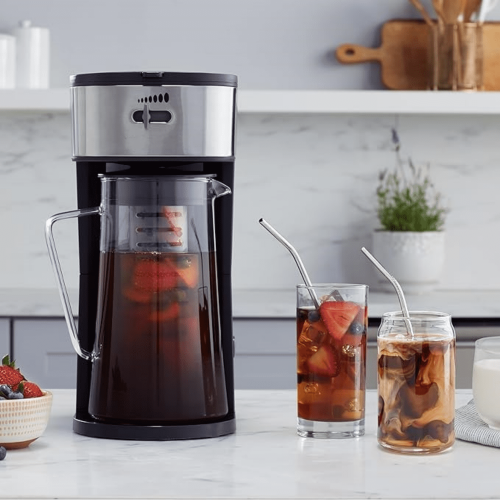 Macchina per tè e caffè freddo con tubo per infusione da 2,75 litri 2