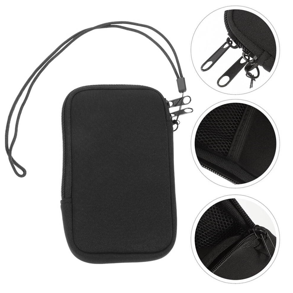 Neoprene Phone Pouch For Women, 2 Pack Black 9058772261397