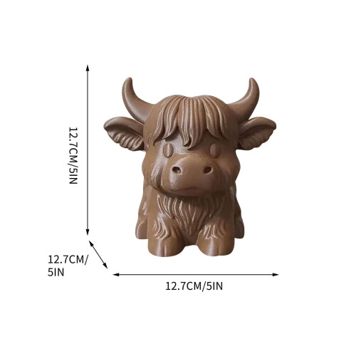 Θήκη για στυλό Highland Cow για γραφείο, χαριτωμένη, μπορεί να εφαρμοστεί σε 2