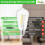Lot de 12 ampoules LED Edison E26 6W 5000K ST58 4