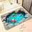 Χαλί μπάνιου Koi Fish Indoor3D Limn Design Ορθογώνιο 15,7x 5
