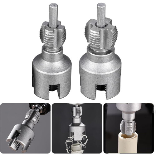 Tacar Uirlisí Snáithithe Píopa do Phíopaí Plaisteacha PVC 1/2" & 3/4" 1